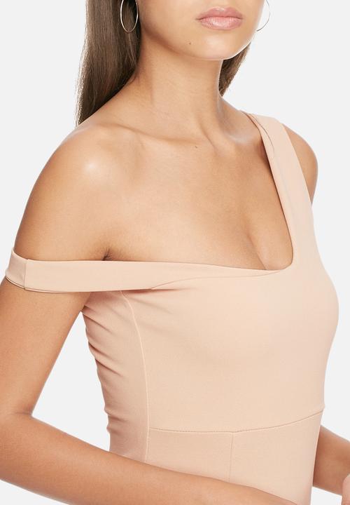 Missguided - Bardot strap midi dress 