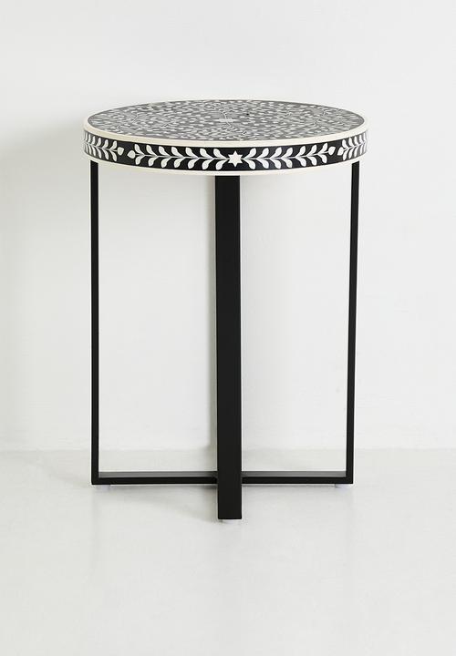 Sixth Floor - Heritage Side Table - Black