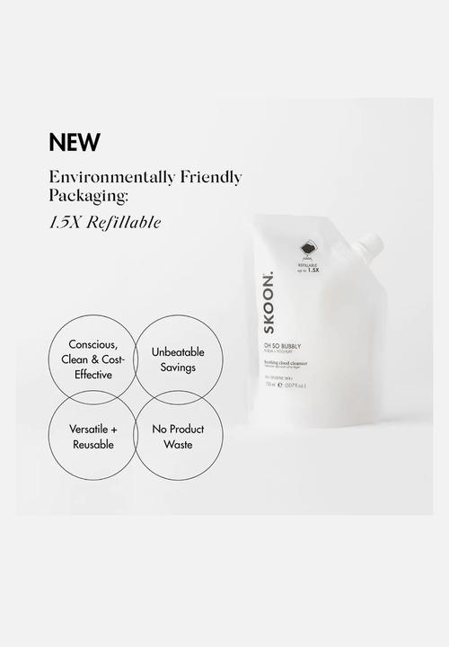 SKOON. - OH SO BUBBLY  Soothing cloud cleanser 150ml Refill