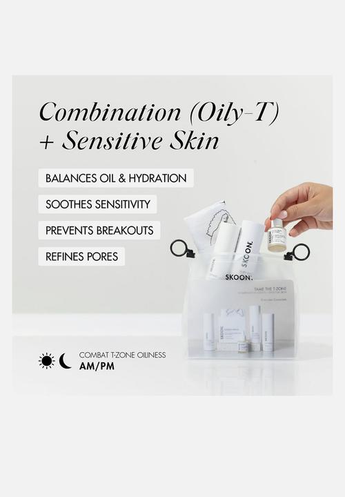 SKOON. - Everyday Essentials Set - T-Zone -Combination (Oily-T) + Sensitive