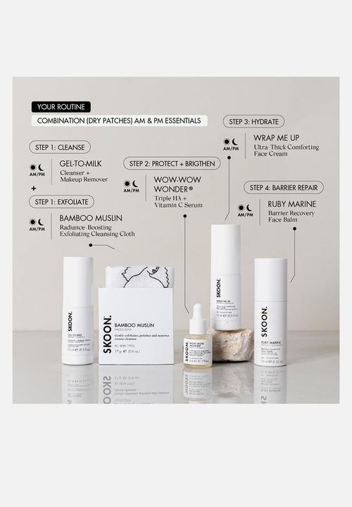 SKOON. - Everyday Essentials Set - Patch Perfect - Combination (Dry Patches) + Sensitive