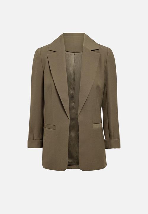 Forever New - Dylan boyfriend blazer in khaki