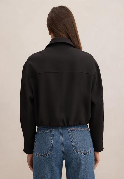 Forever New - Alexia top collar jacket in black