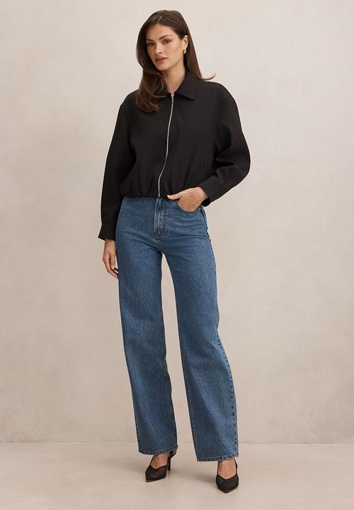 Forever New - Alexia top collar jacket in black