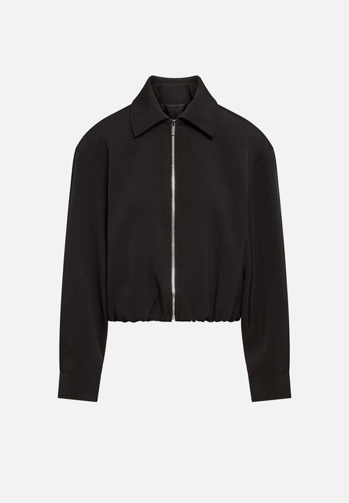 Forever New - Alexia top collar jacket in black