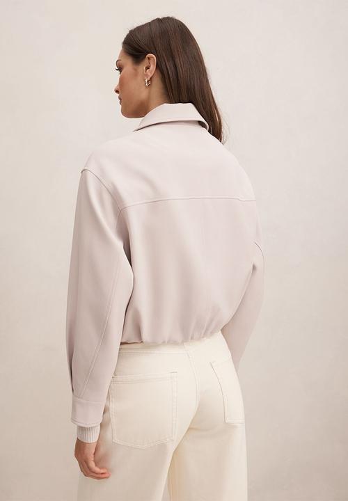 Forever New - Alexia top collar jacket in almond milk