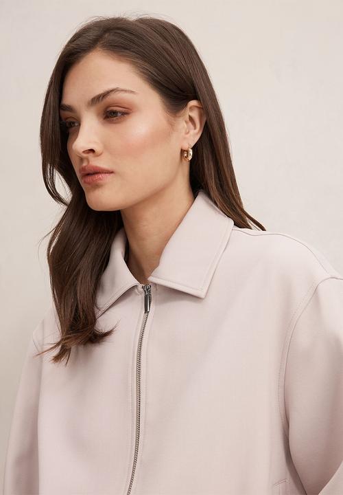 Forever New - Alexia top collar jacket in almond milk