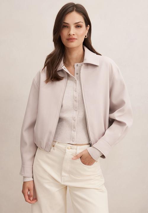 Forever New - Alexia top collar jacket in almond milk