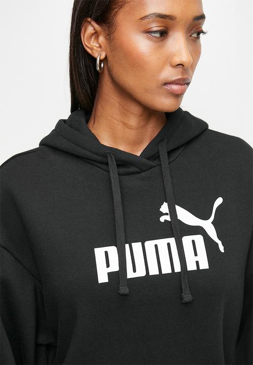 PUMA - Ess No. 1 Logo Comfort Hoodie Fl W - Puma Black