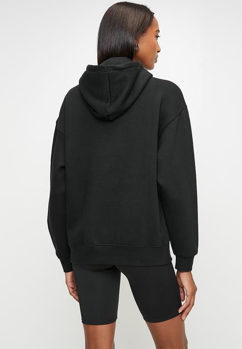 PUMA - Ess No. 1 Logo Comfort Hoodie Fl W - Puma Black