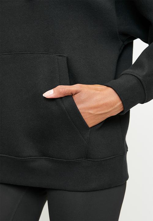 PUMA - Ess No. 1 Logo Comfort Hoodie Fl W - Puma Black