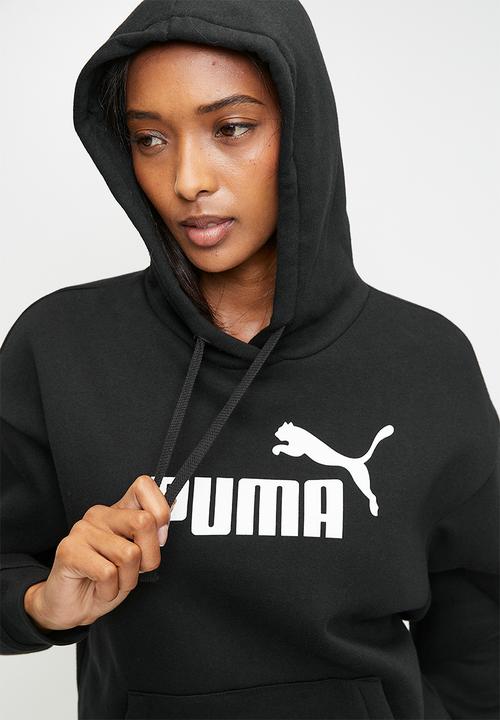 PUMA - Ess No. 1 Logo Comfort Hoodie Fl W - Puma Black