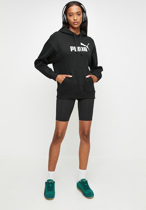 PUMA - Ess No. 1 Logo Comfort Hoodie Fl W - Puma Black