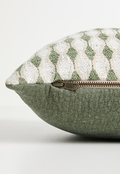 Hertex Fabrics - Chain Cushion Cover - Sage
