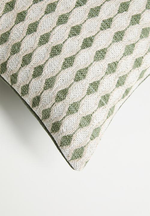 Hertex Fabrics - Chain Cushion Cover - Sage