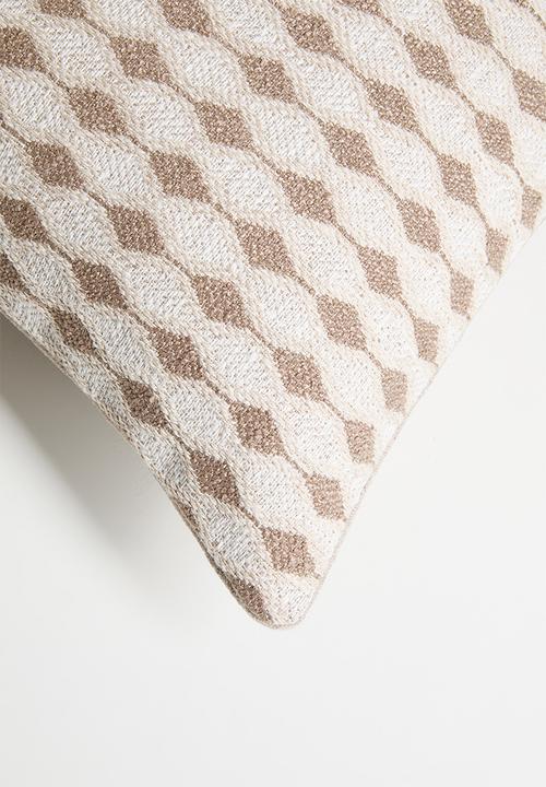 Hertex Fabrics - Chain Cushion Cover - Mousse
