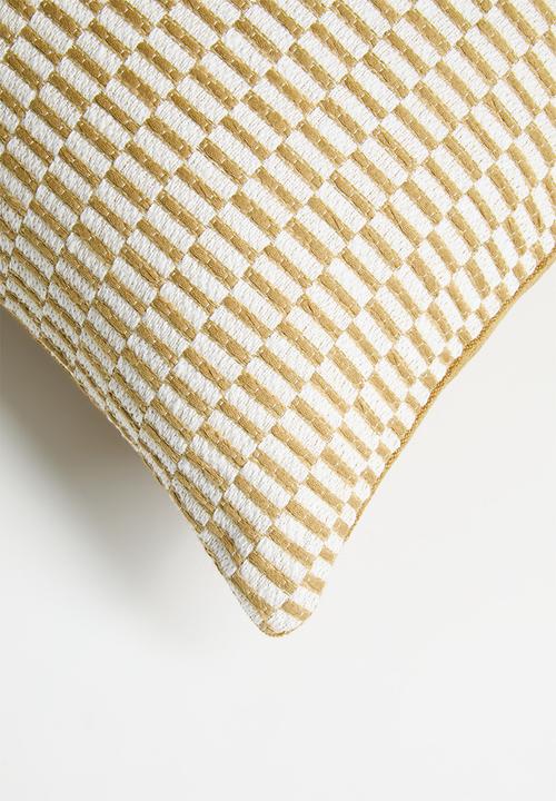 Hertex Fabrics - Ladder Cushion Cover - Dijon