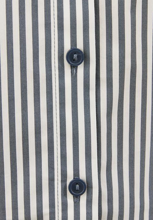 New Look - Vde sadie slim stripe pc shirt - 49 blue pattern