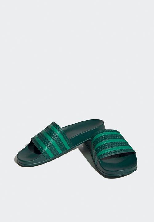adidas Originals - Adilette - Black/Green