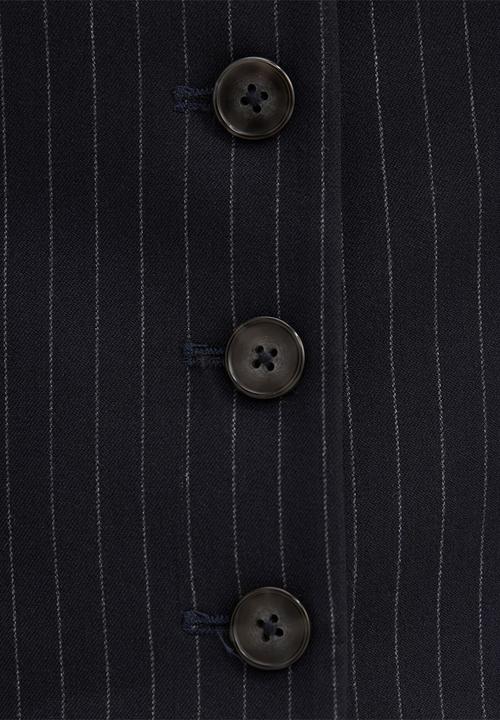 Forever New - Paloma pinstripe waistcoat in navy
