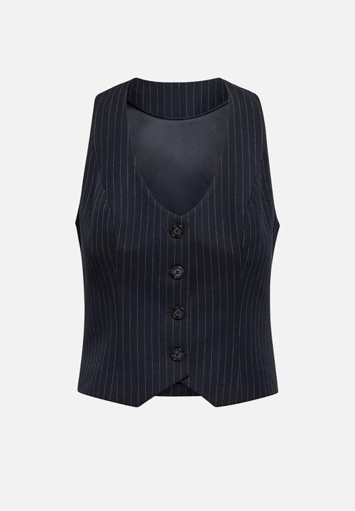 Forever New - Paloma pinstripe waistcoat in navy