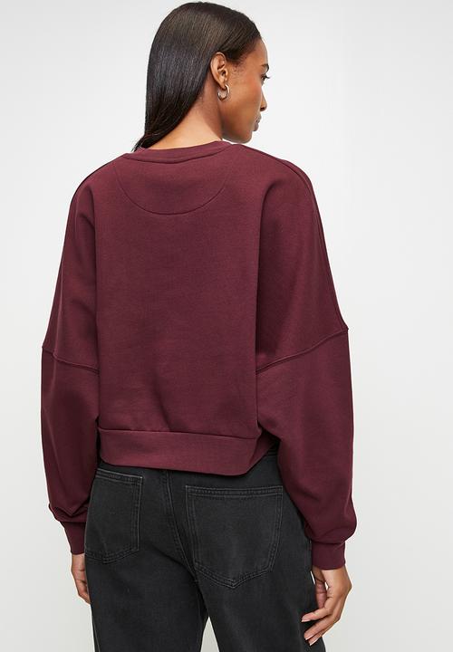 adidas Originals - Ess Crew Fl W S26 - Maroon