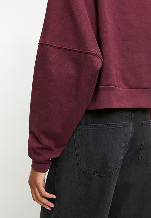 adidas Originals - Ess Crew Fl W S26 - Maroon
