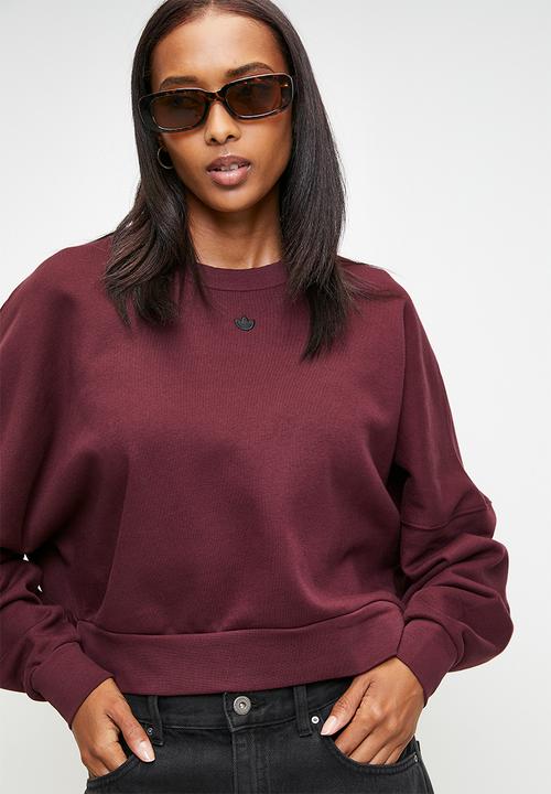 adidas Originals - Ess Crew Fl W S26 - Maroon