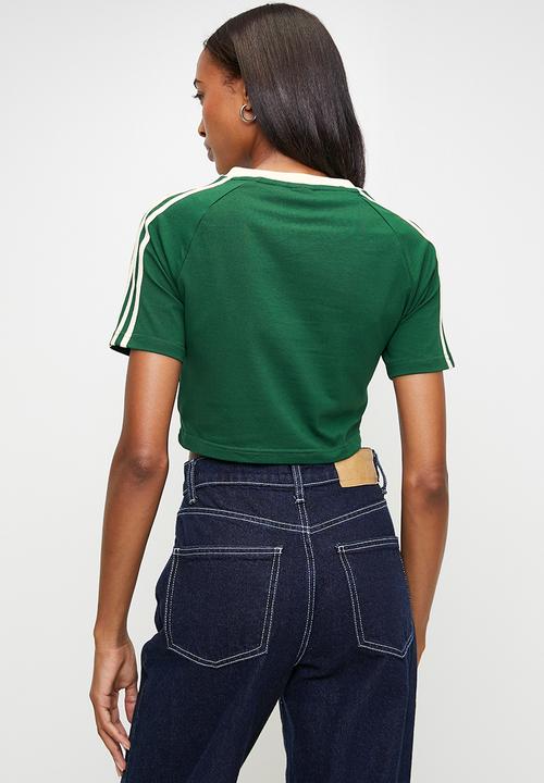 adidas Originals - Ih Baby Tee W - Dark Green/Ecru Tint