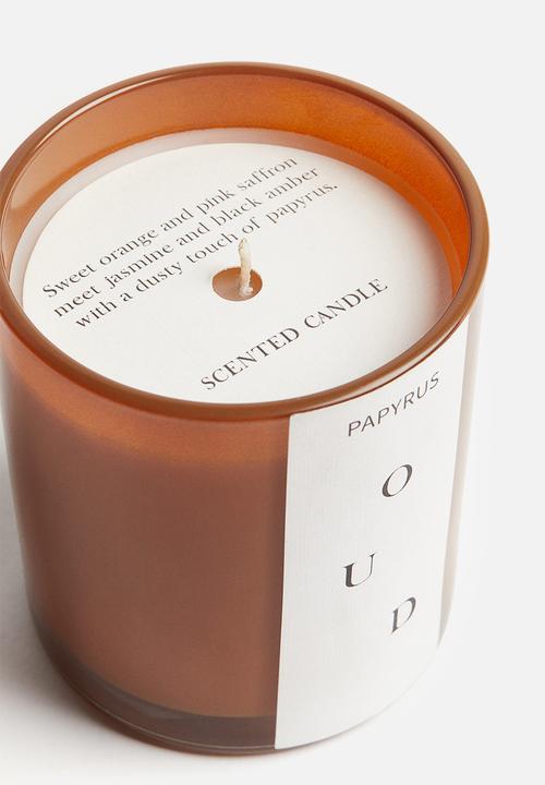H&M - Scented candle in a glass holder - yellow