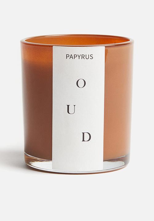 H&M - Scented candle in a glass holder - yellow
