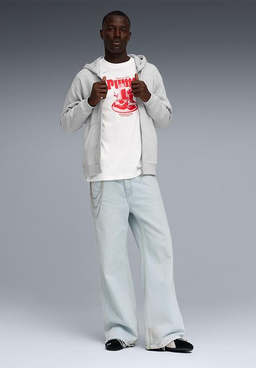 PUMA - GRAPHIC Breakfast Tee - PUMA White