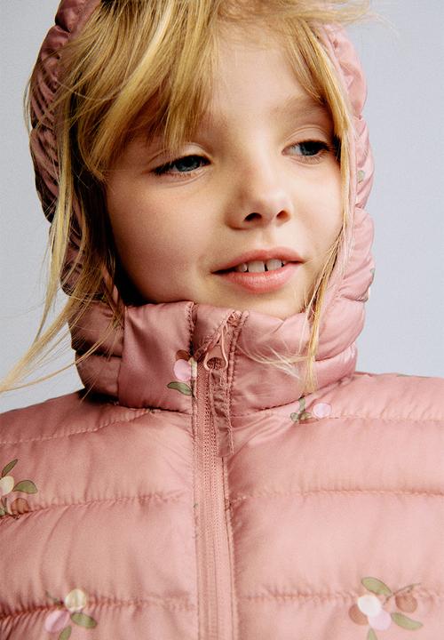 H&M - Water-repellent padded jacket - pink,multi