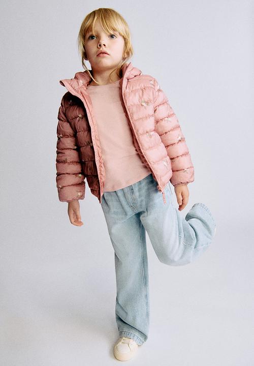 H&M - Water-repellent padded jacket - pink,multi