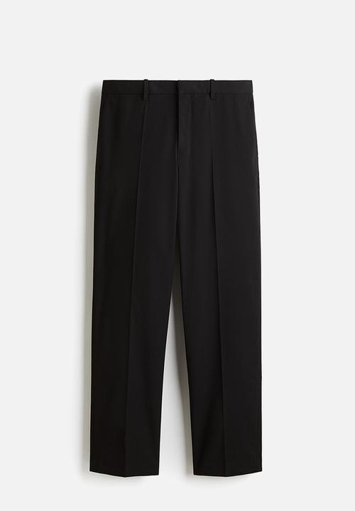 H&M - Regular fit tailored trousers - black