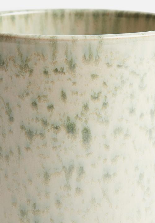 H&M - Stoneware utensil holder - green