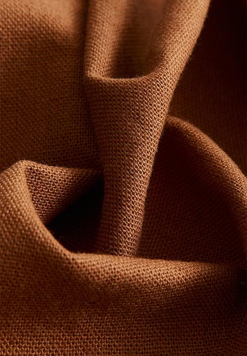 H&M - 2-pack linen-blend place mats - brown