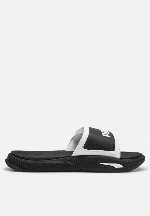 PUMA - SoftridePro Slide 24 V - White/Black