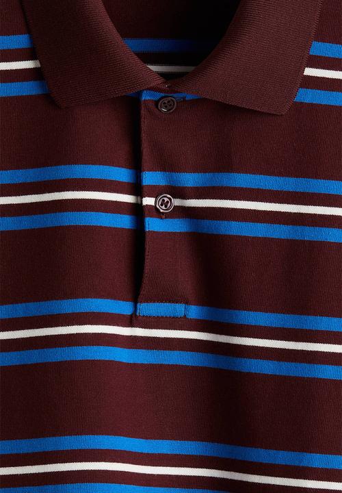 H&M - Regular fit polo shirt - red,multi