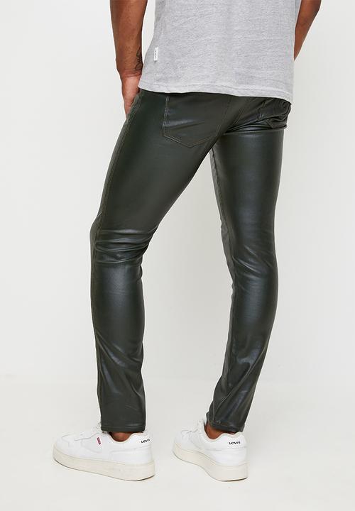 Ben Sherman - Wax Sheen Coated Slim Fit Denim - Army