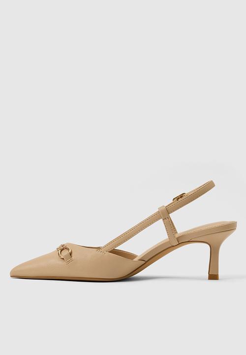 Forever New - Camille 2 slingback mid heel in neutral 