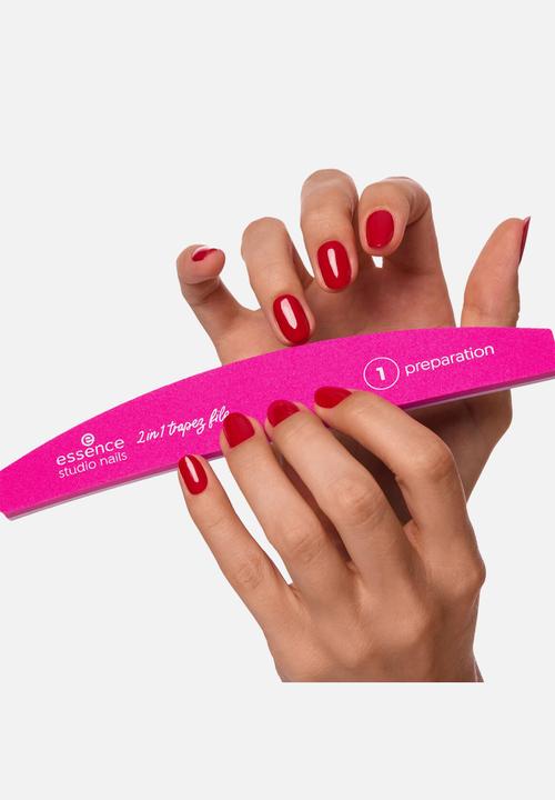 essence - Studio Nails UV GEL NAIL 2 in 1 Trapez File