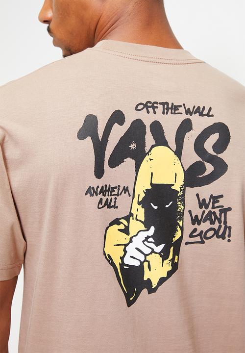 Vans - Repear sam loose short sleeve tee - warm taupe