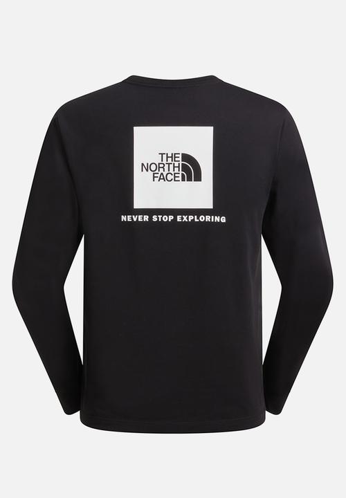 The North Face - Evolution Box Nse Regular Long Sleeve Tee - Tnf Black-Tnf White