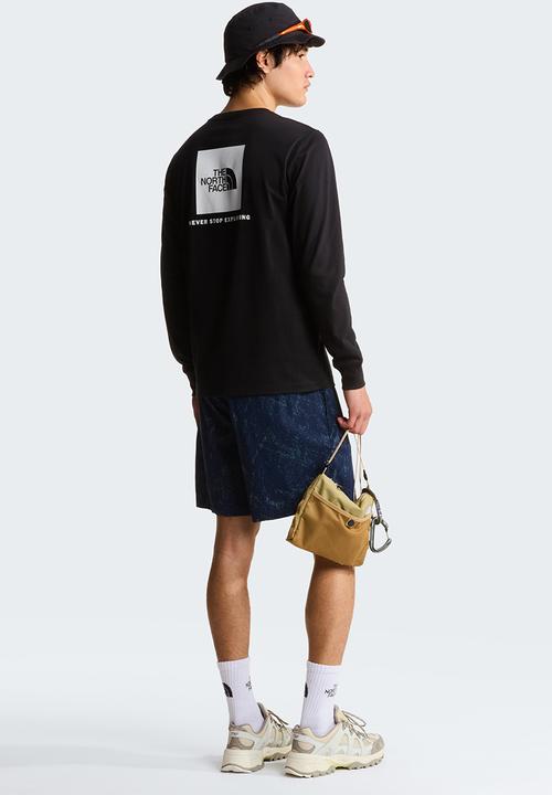 The North Face - Evolution Box Nse Regular Long Sleeve Tee - Tnf Black-Tnf White
