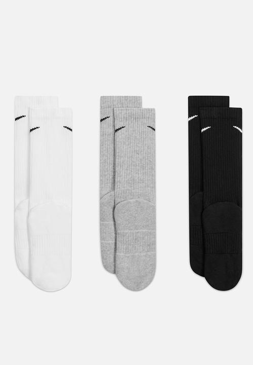 Nike - Youth Nike Perf Cushion Crew 3 Pack Socks