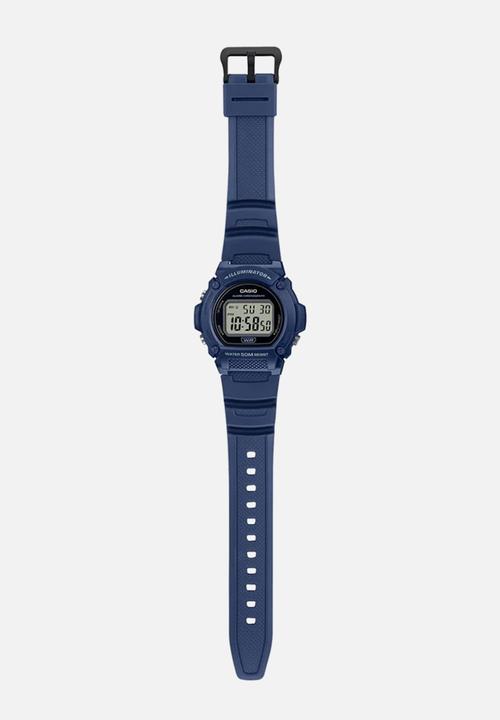 Casio - Digital blu dial - blue