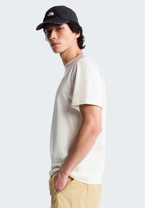 The North Face - Retro Earth Relaxed Short Sleeve Tee-Graphic - White Dune