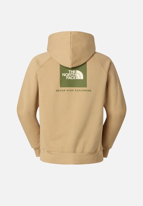 The North Face - Raglan Box Nse Regular Hoodie - Khaki Stone