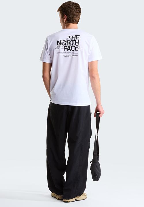 The North Face - Mountain Sketch Regular Short Sleeve Tee-Graphic - Tnf White